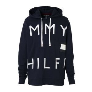 Tommy Hilfiger Men's Pullover Logo Hoodie size medium, dark navy